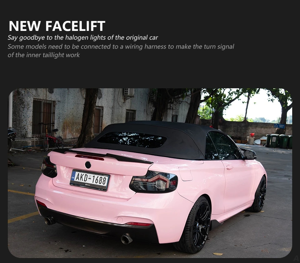 For BMW 2 Series F22 F21 F44 Taillight assembly