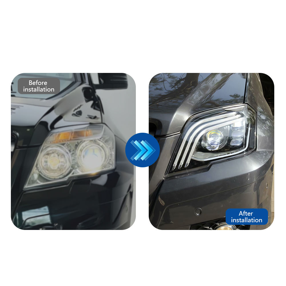 For Mercedes-Benz X204 GLK headlight assembly 