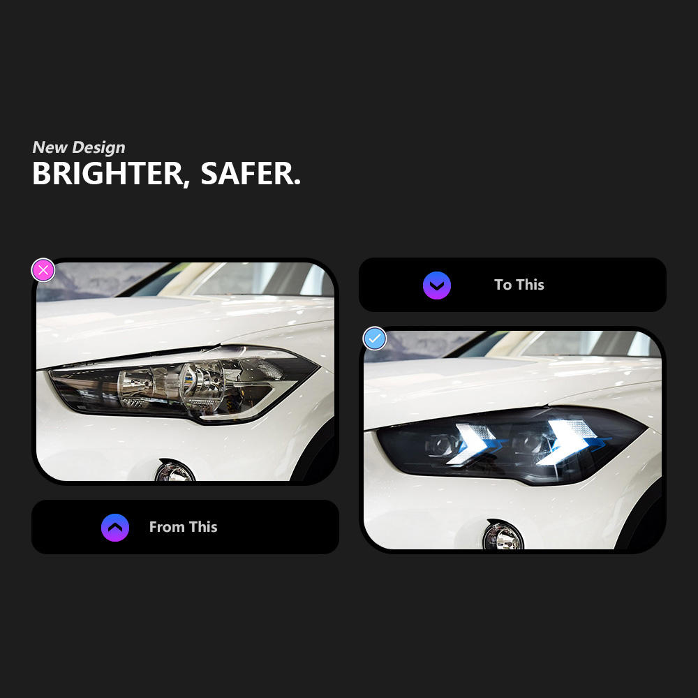 For BMW X1 F49 2016-2021 F48 headlight assembly