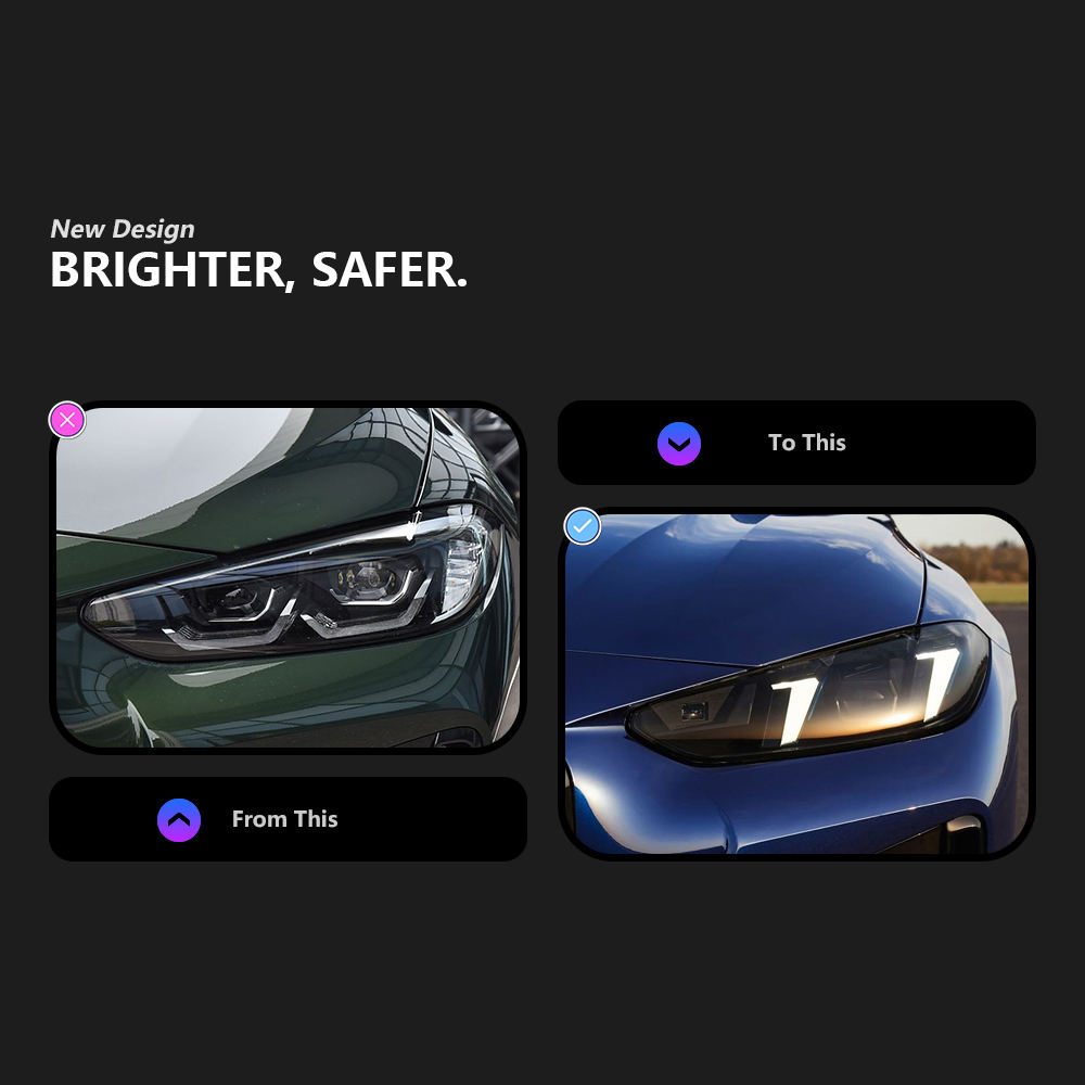 For BMW G22 2019-2023 G82 G29 M3 M4 headlight assembly