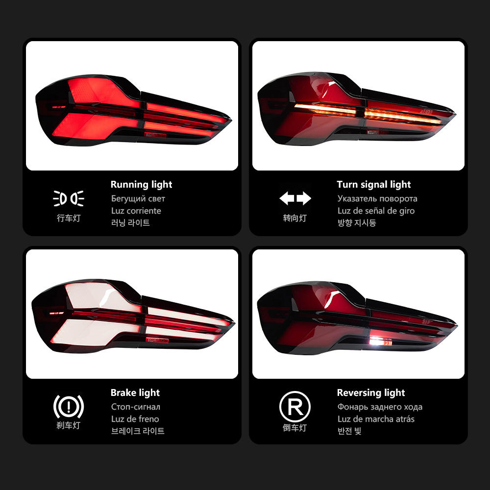 For BMW X1 2014-2023 F48 Taillight assembly