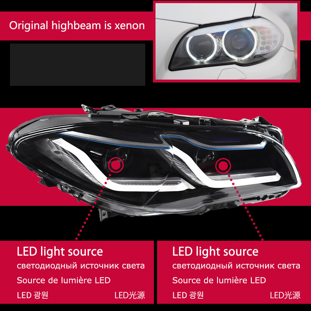 For BMW F10 2010-2016 F18 headlight assembly