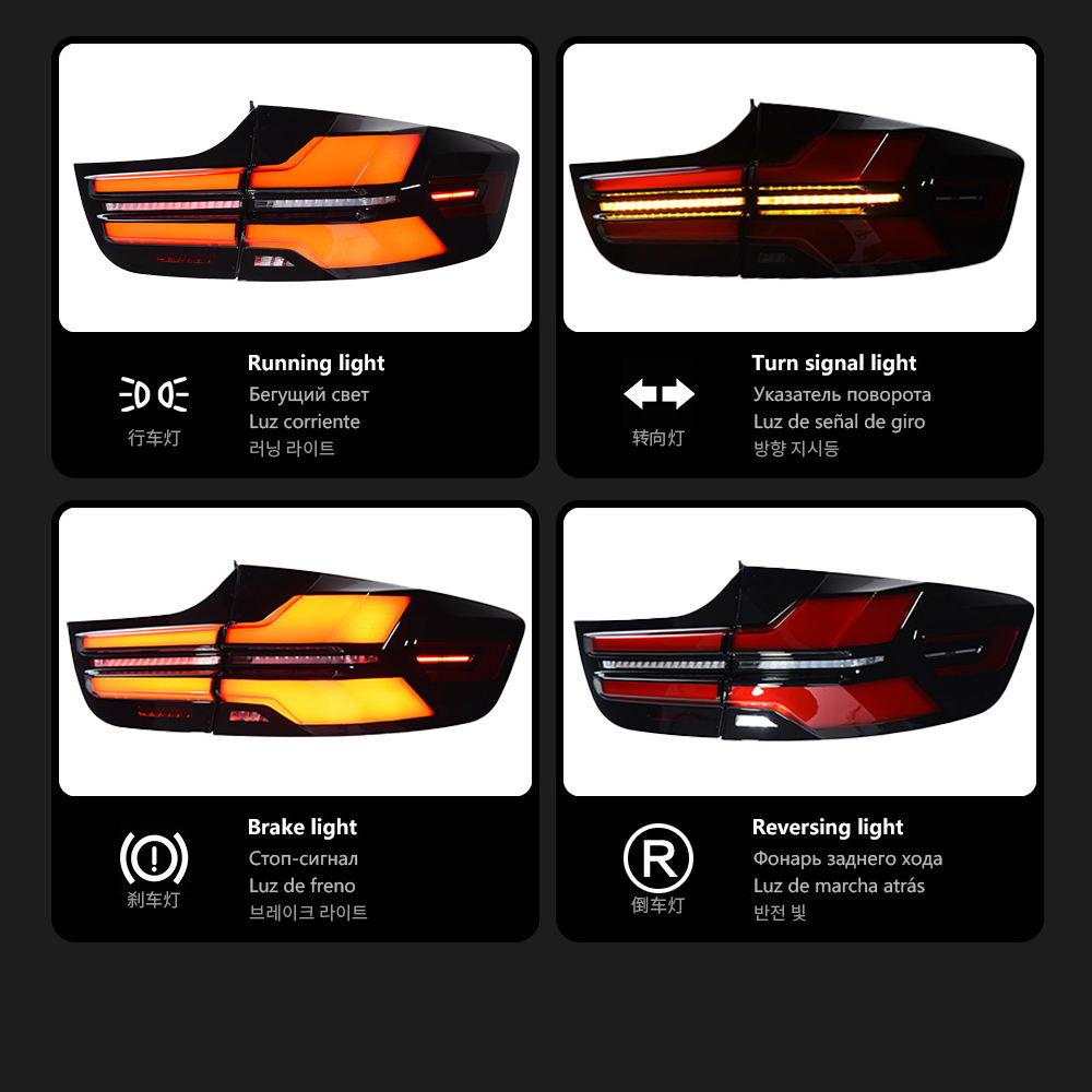 For BMW X6 LED taillights, 2007-2013 E71 upgraded to G05 Taillight assembly
