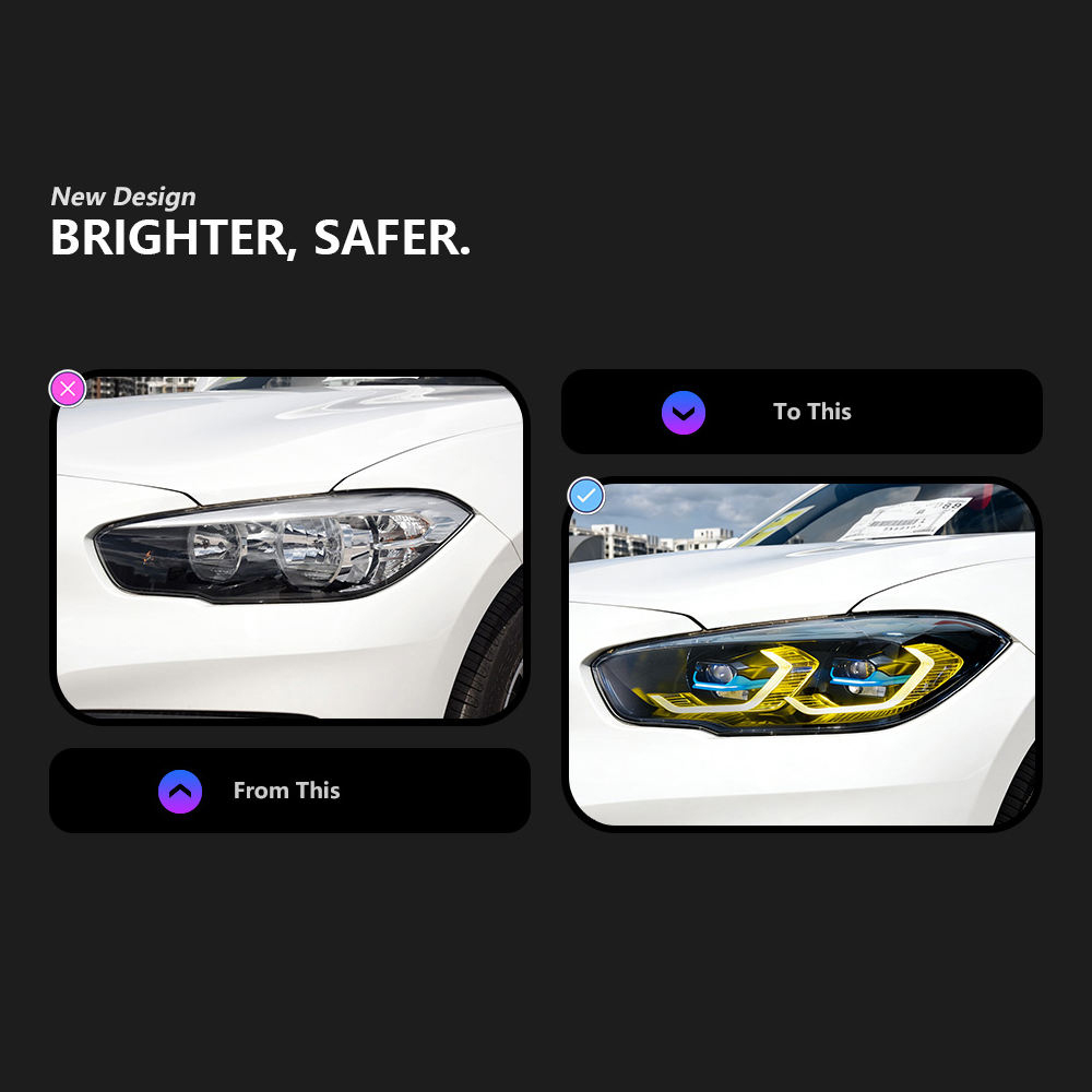 For BMW F20 2015-2018 F21 116i 118i 120i  headlight assembly