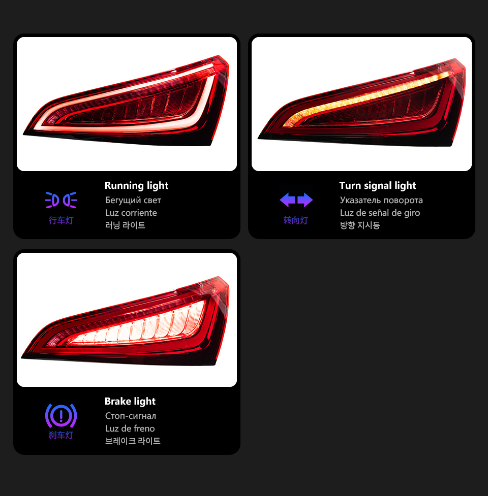 For Audi Q5 2008-2018 Taillight assembly