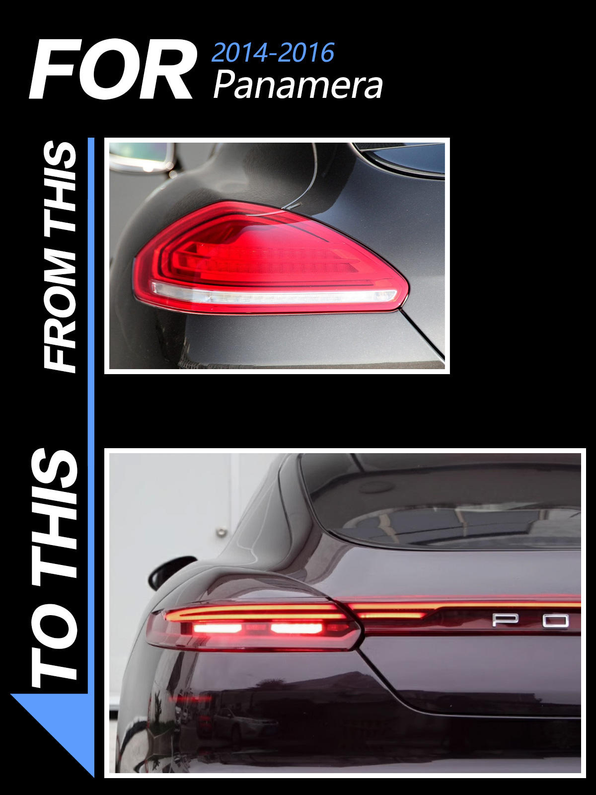 For Porsche Panamera 2014-2016 Taillight assembly