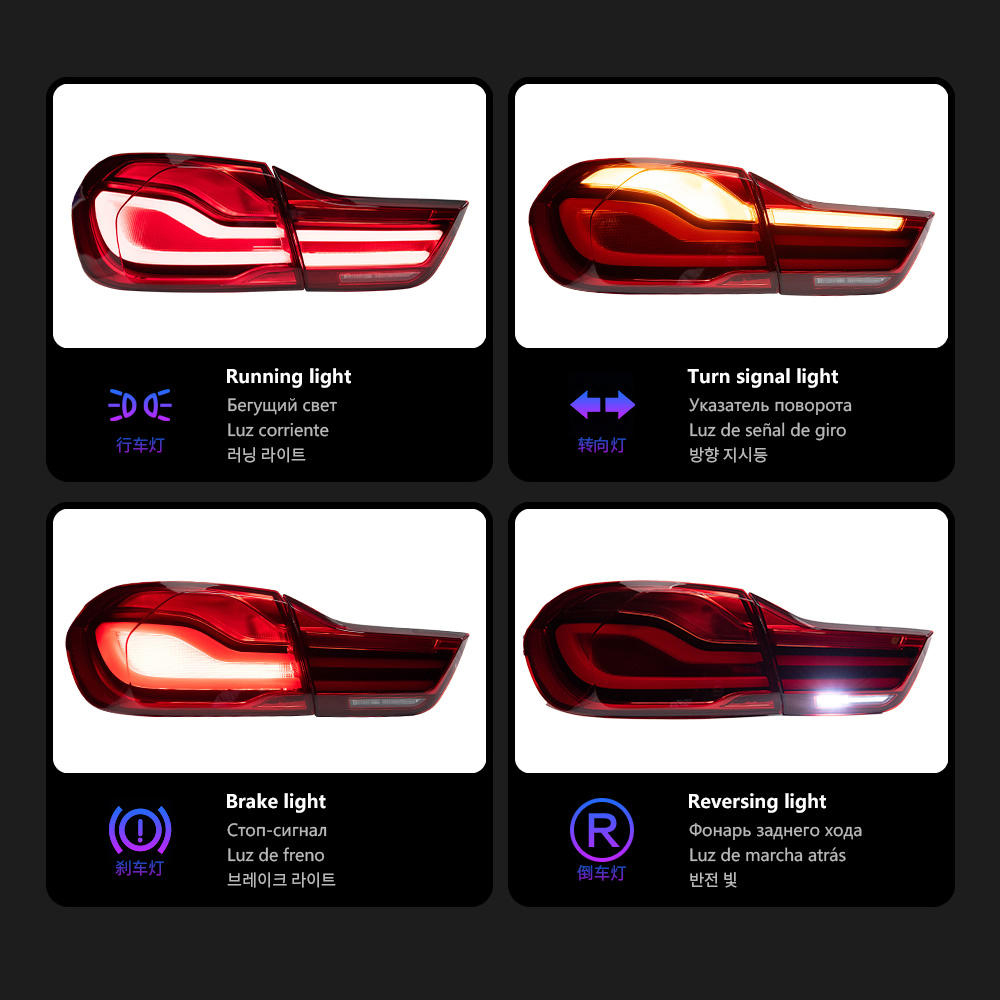 For BMW M4 F32 F33 F36 F82 Taillight assembly