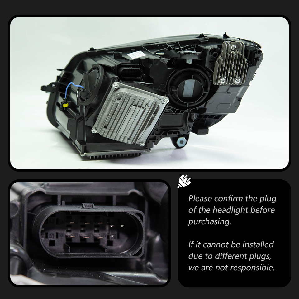 For Mercedes-Benz W205 headlight assembly 