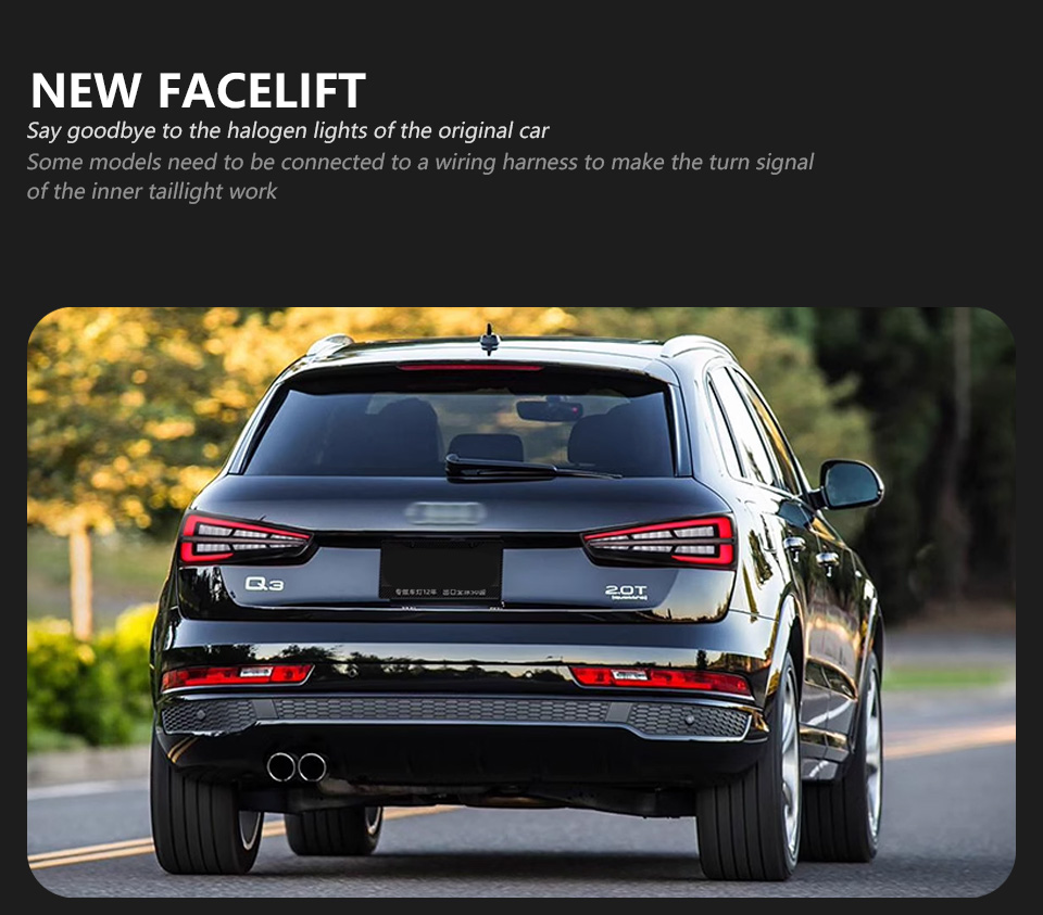 For Audi Q3 2013-2018 Taillight assembly