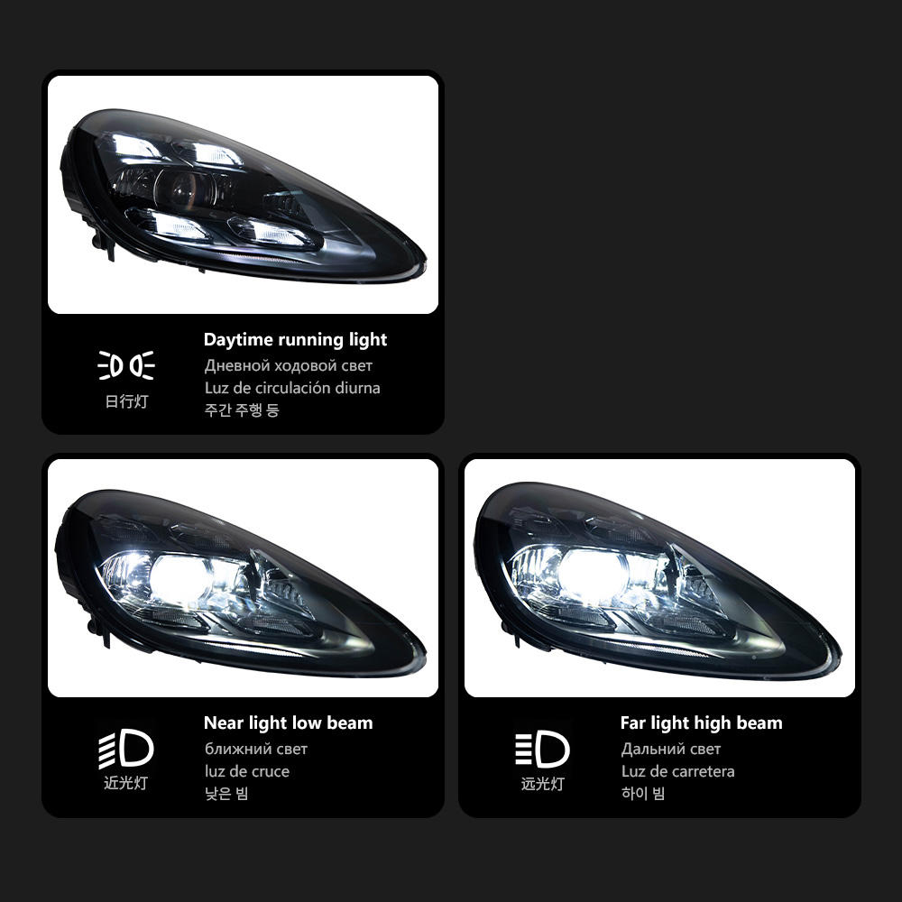 For Porsche Cayenne 2011-2018 headlight assembly