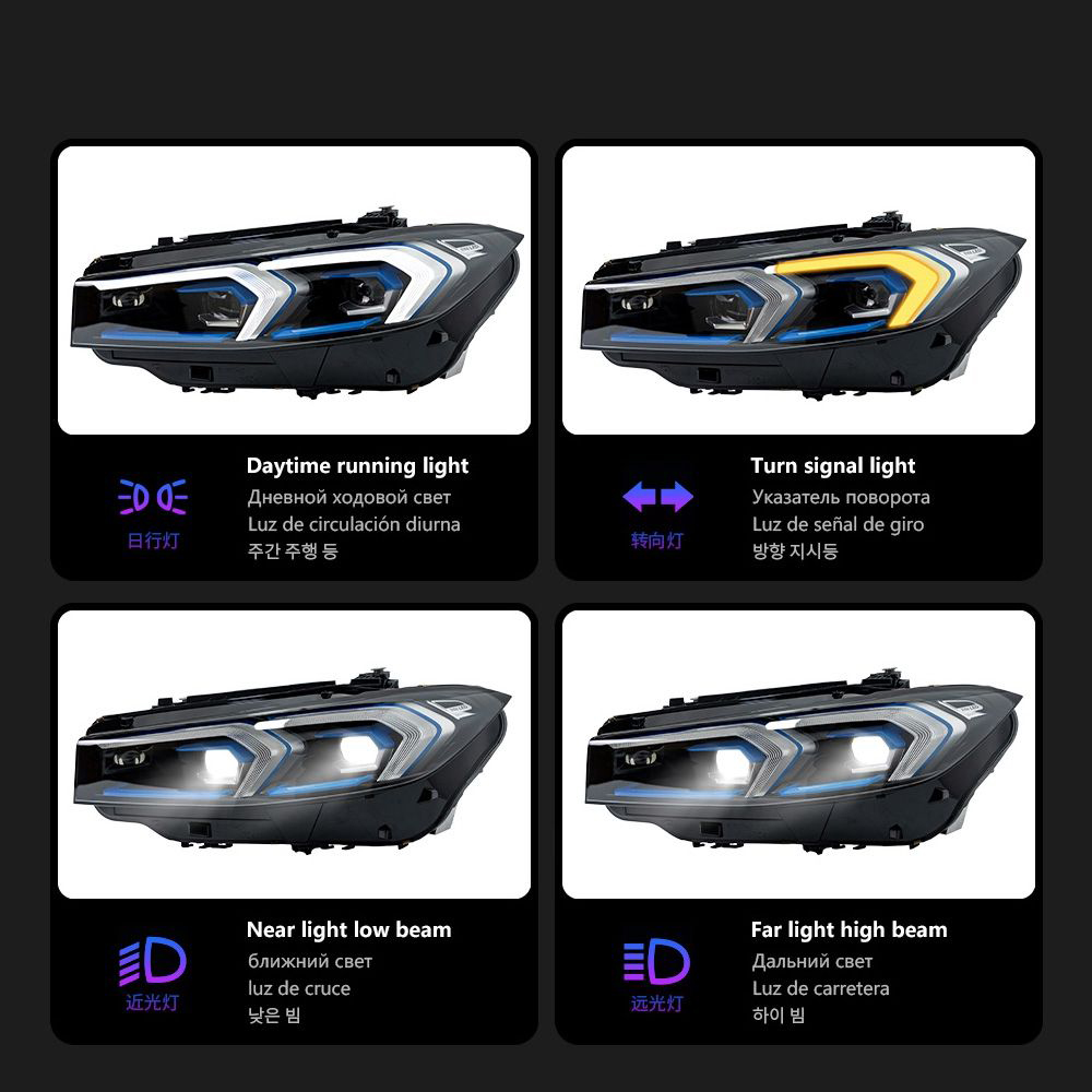 For BMW 3 Series G20 G21 2019-2024  headlight assembly