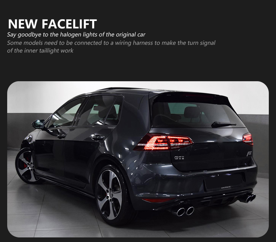 For Volkswagen Golf 7 2013-2017 Taillight assembly