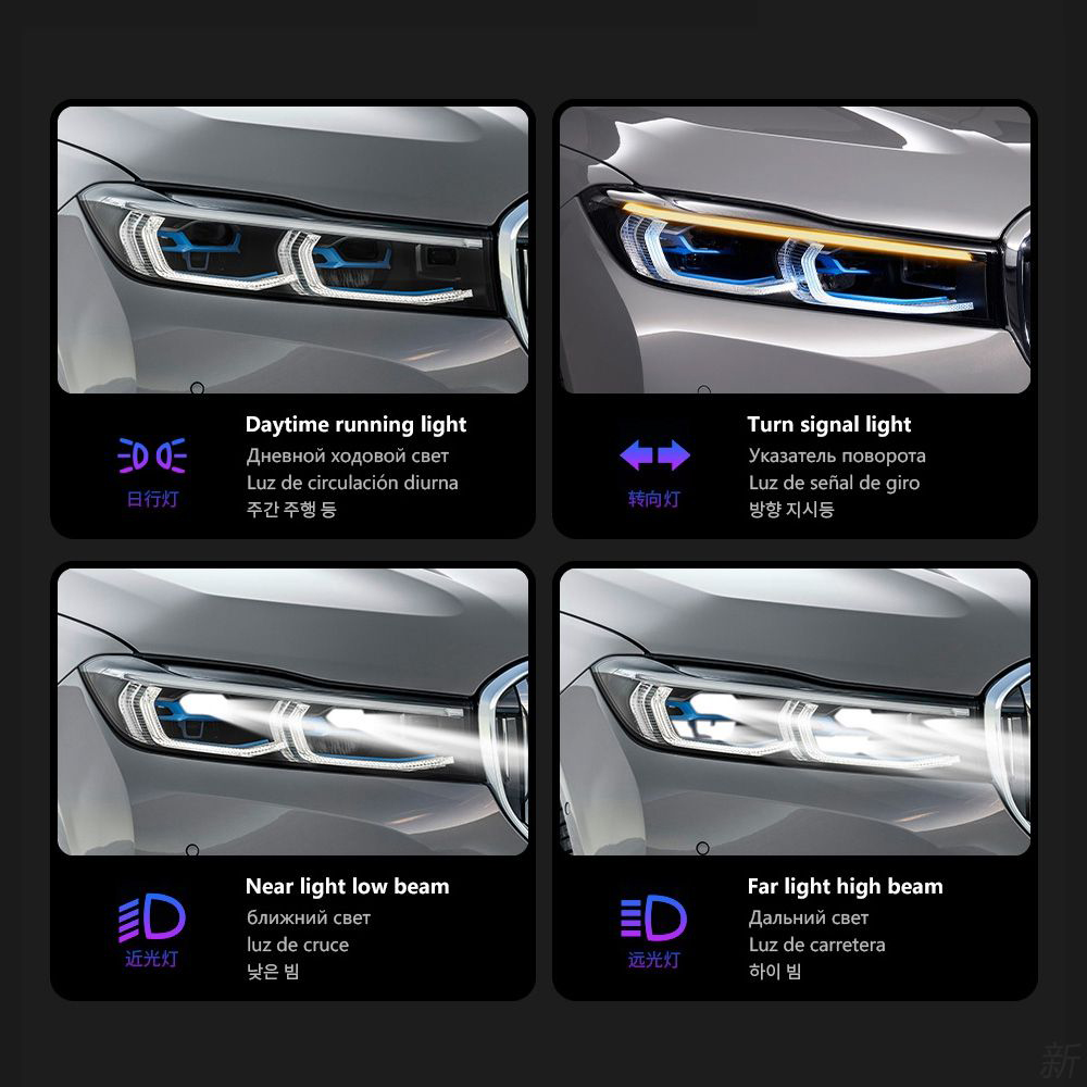 For BMW 7 Series G12 2017-2020  headlight assembly