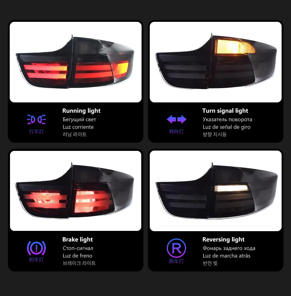 For BMW X6 E71 2008-2014 E71 Taillight assembly