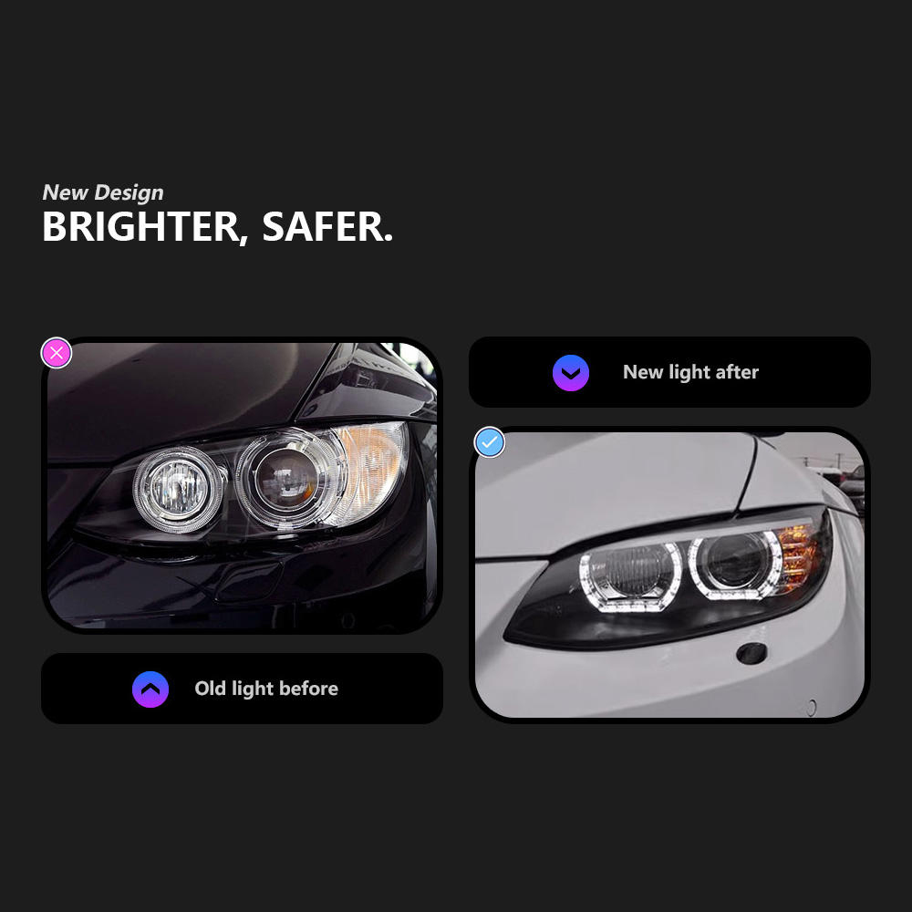 For BMW E92 2009-2012 E93 M3  headlight assembly