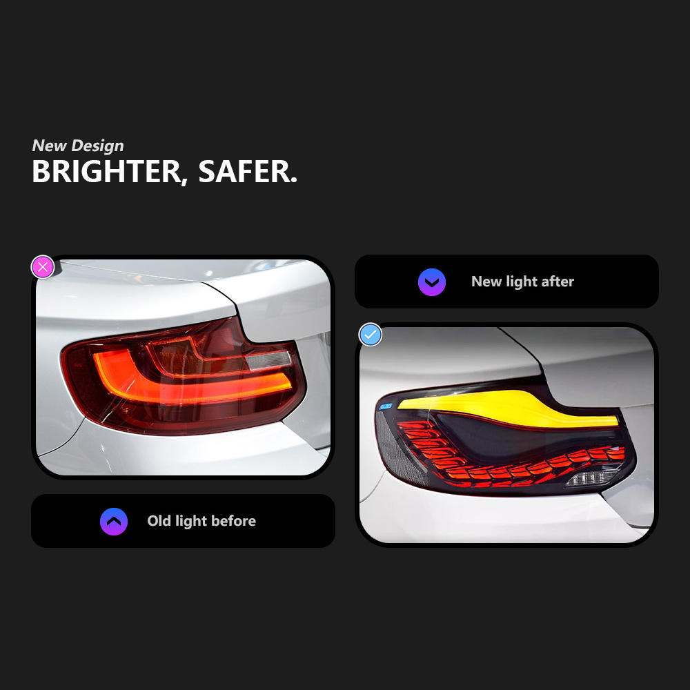 For BMW F22 F23 F44 F45 F46 F87 M2 Taillight assembly