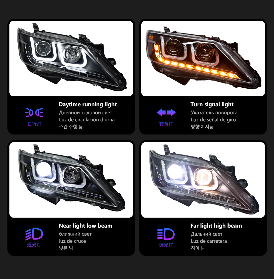 For Toyota Camry 2012-2014 headlight assembly 