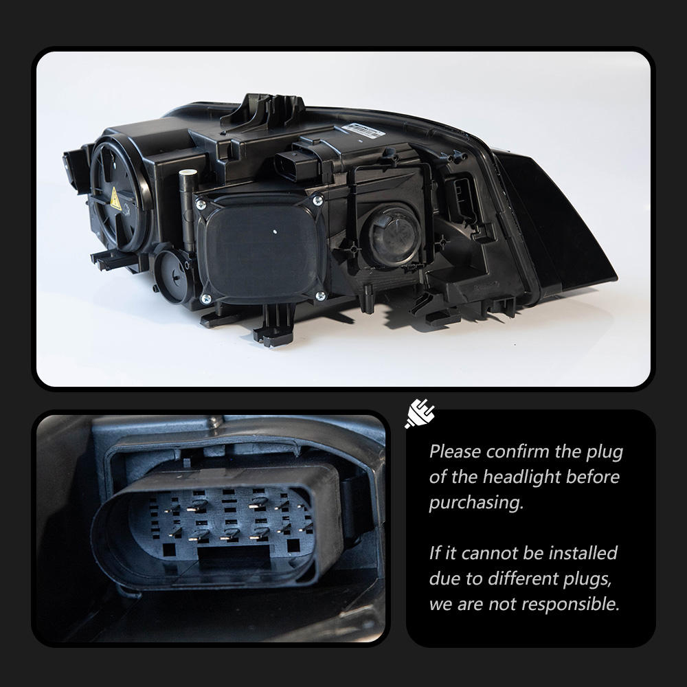 For Audi A4 2008-2012 headlight assembly 