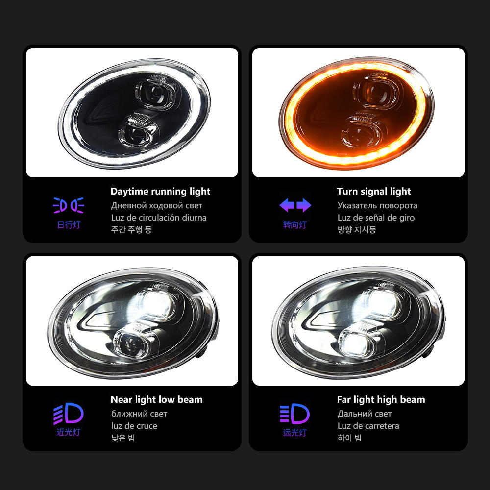 For Volkswagen Beetle 2013-2018 headlight assembly