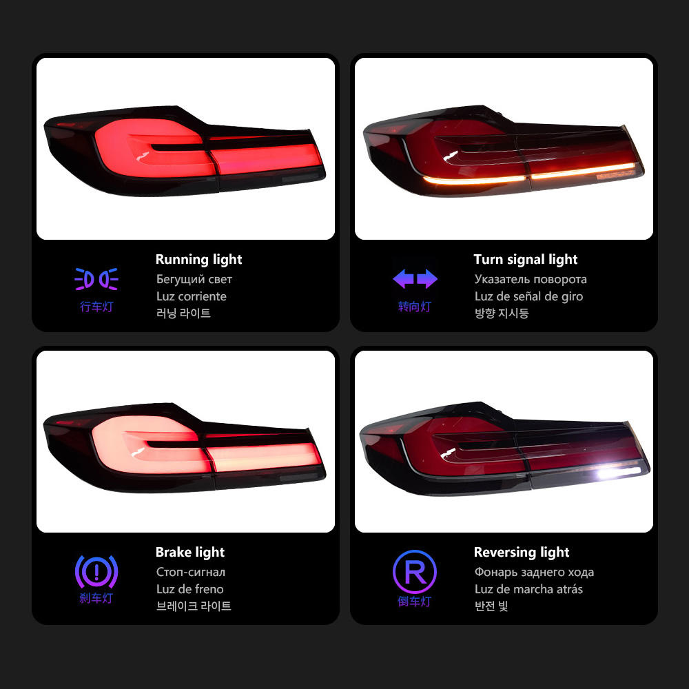 For BMW M5, 5 Series, F90, G30, G38 (2018-2020) Taillight assembly