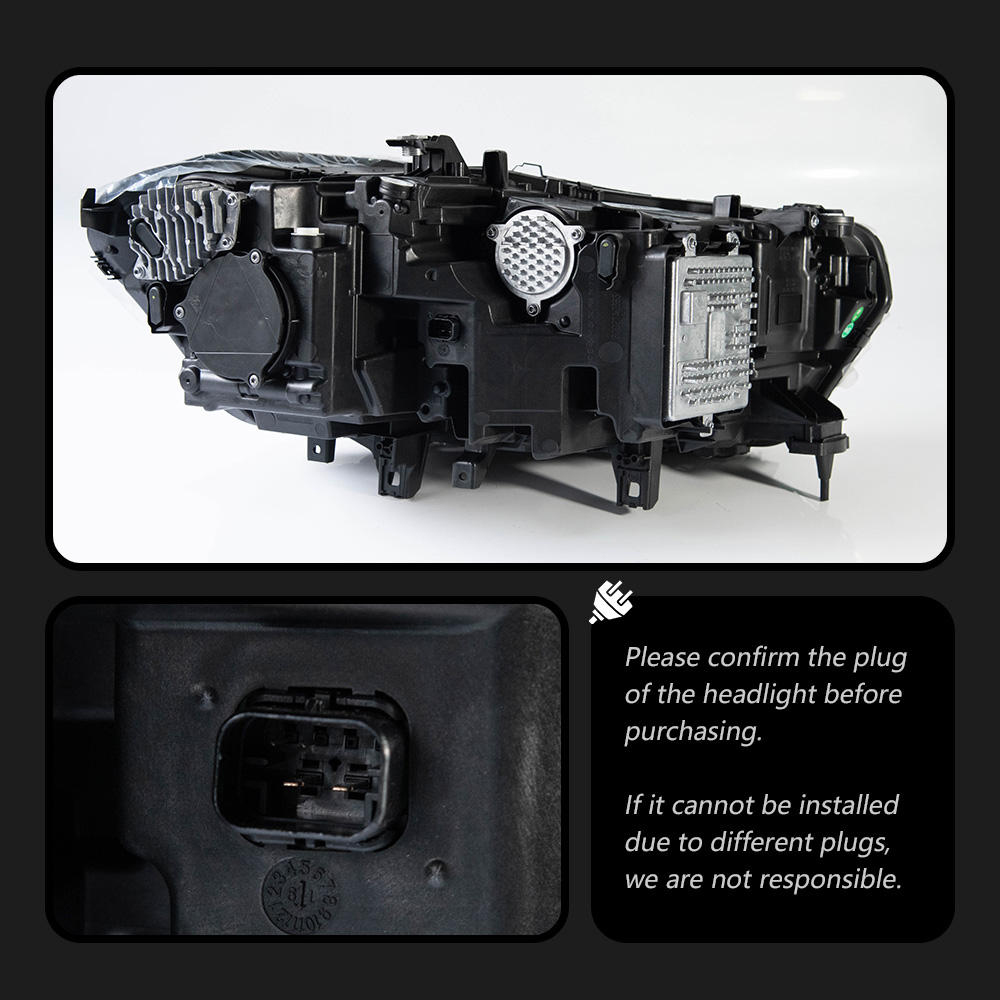 For BMW X5 X6 2019-2022 G05 G06 headlight assembly