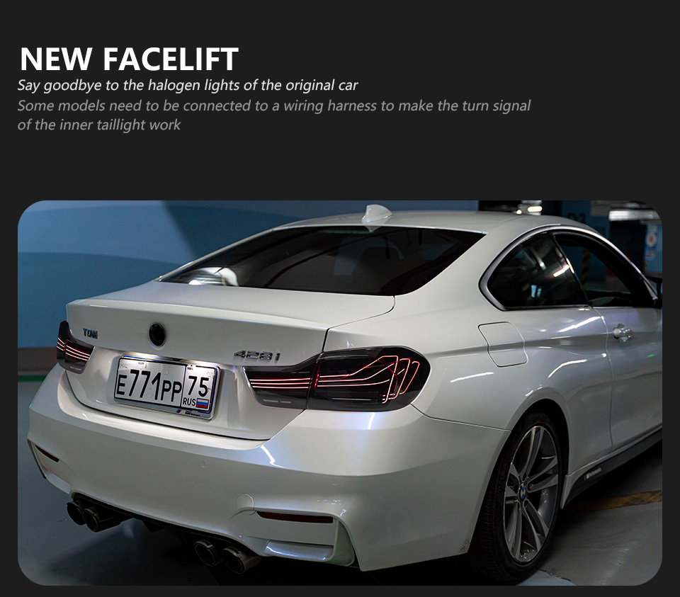 For BMW M4 F32 F33 F36 F82  2013-2019 Taillight assembly