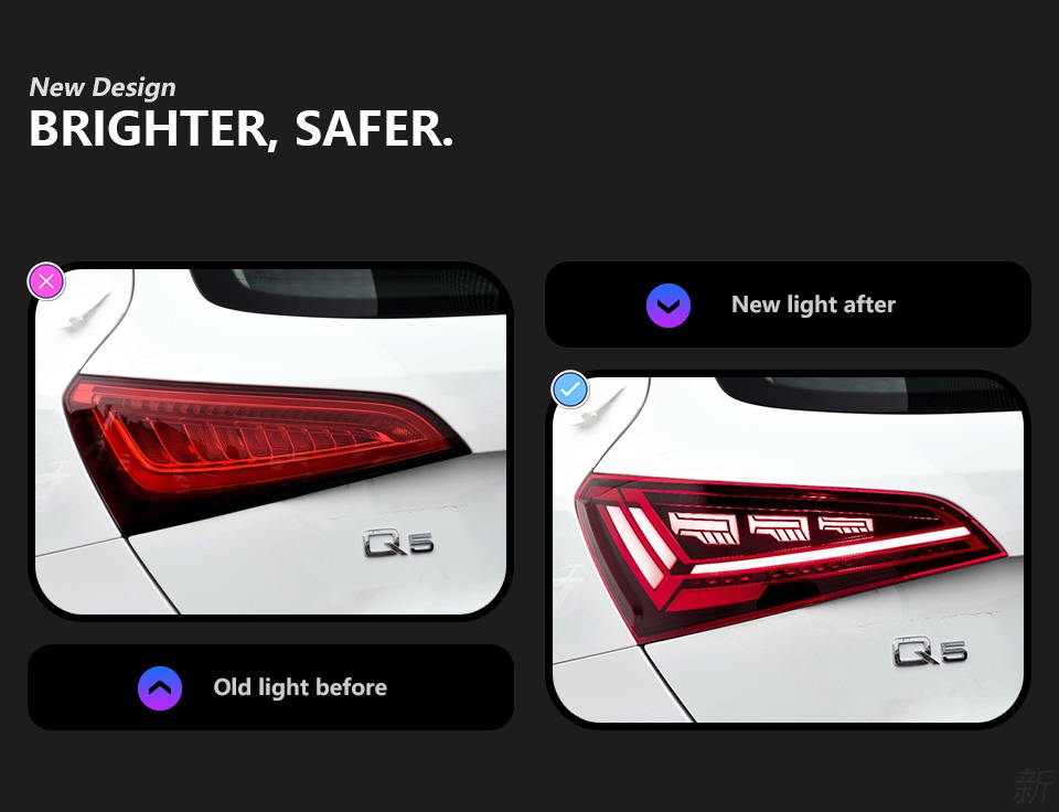 For Audi Q5 2008-2018 Taillight assembly