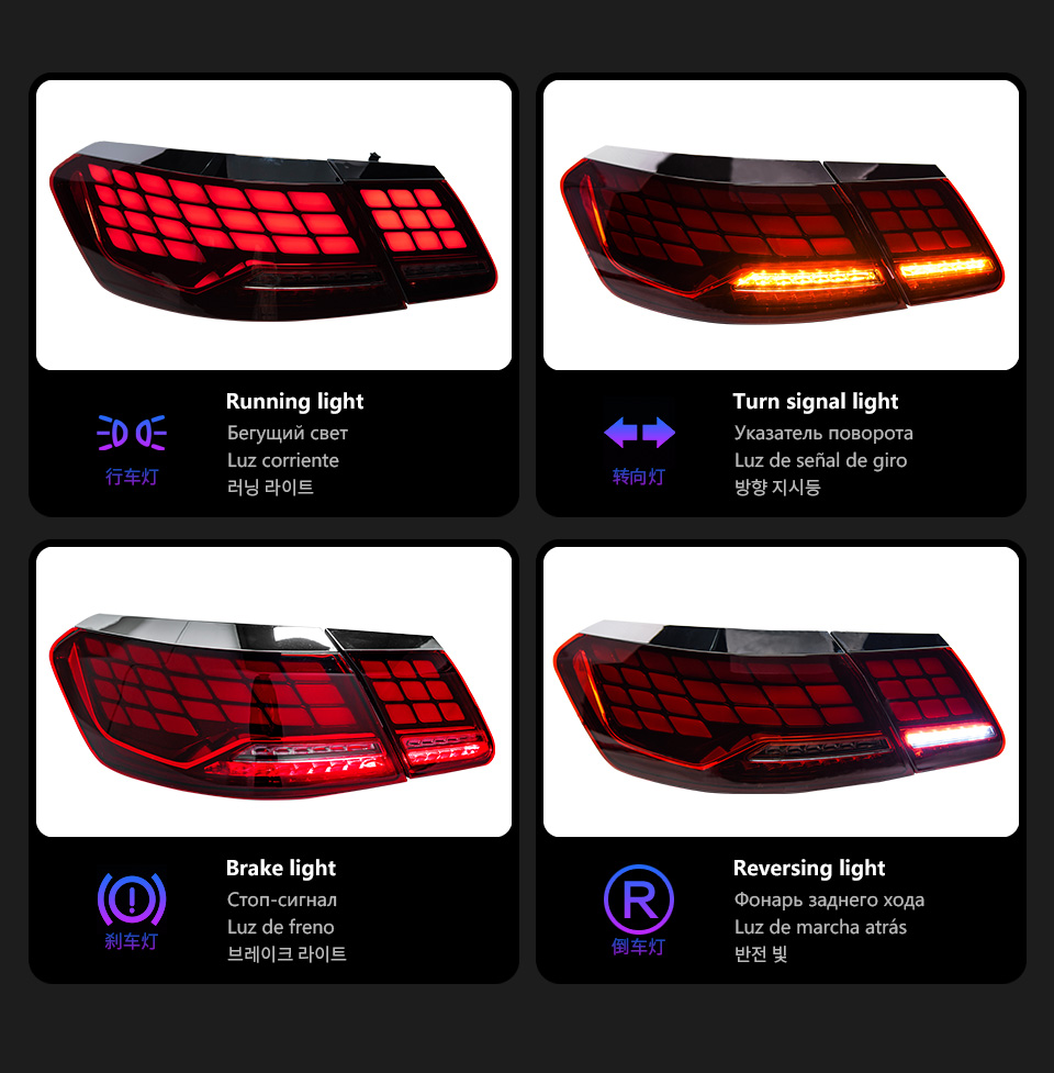 For Mercedes-Benz W212 2009-2016 Taillight assembly