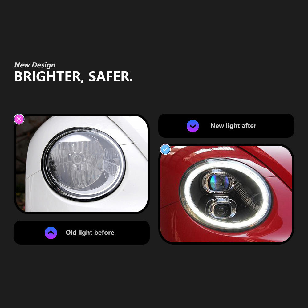 For Volkswagen Beetle 2013-2018 headlight assembly