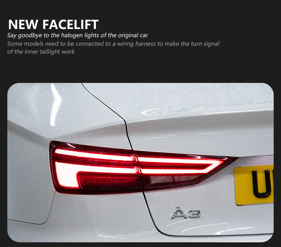 For Audi A3 2013-2019 Taillight assembly