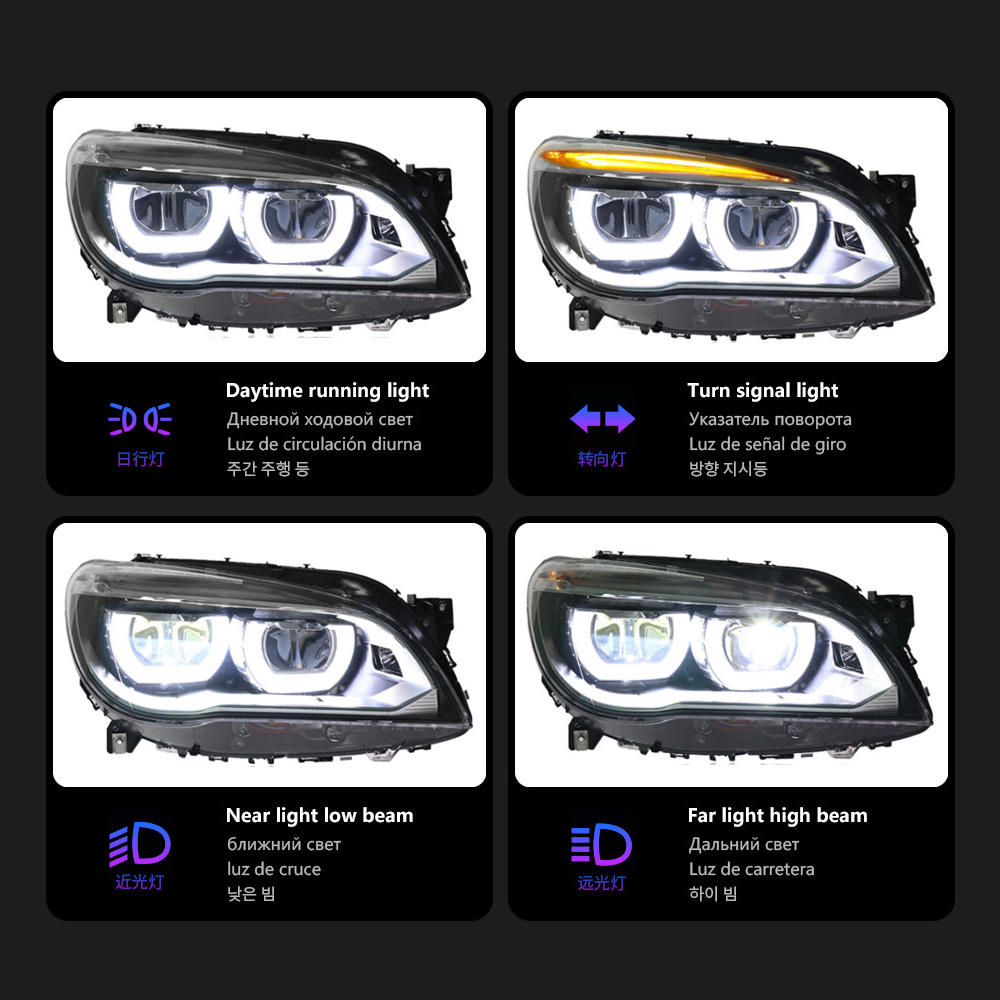 For BMW 7 Series F02 2009-2016 F01 headlight assembly