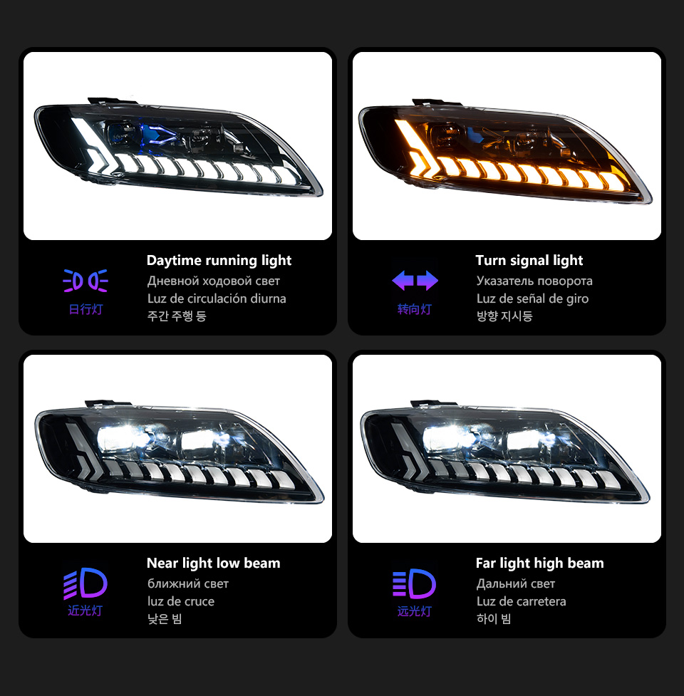 For Audi Q7 2007-2016 headlight assembly 