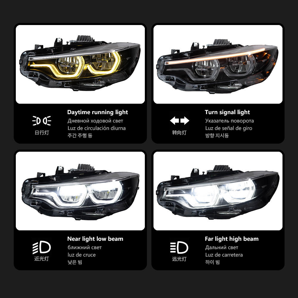 For BMW 4 Series F32 2013-2018  headlight assembly