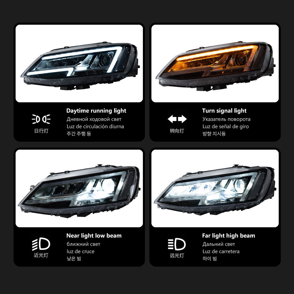 For Volkswagen Jetta MK6 headlight assembly