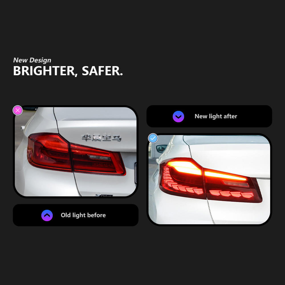 For BMW M5, 5 Series, F90, G30, G38 (2018-2020) Taillight assembly