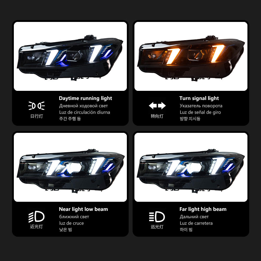 For BMW 3 Series G20 G21 2019-2024  headlight assembly