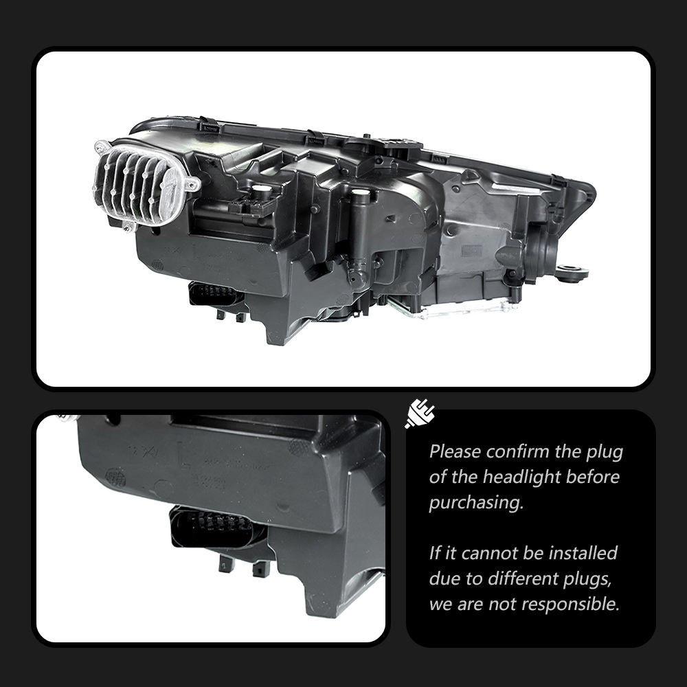 For Audi A4 2017-2020 headlight assembly 