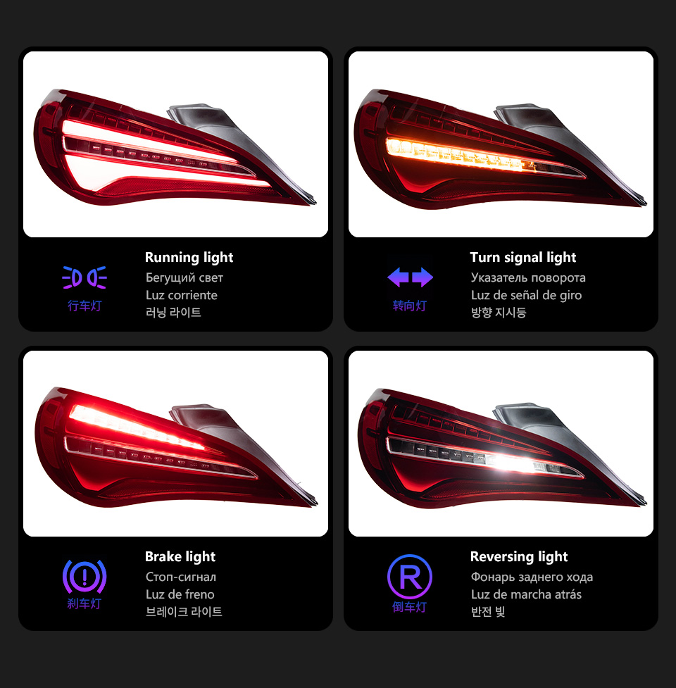 For Mercedes-Benz CLA W177 2013-2019 Taillight assembly