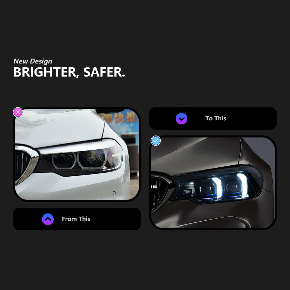 For BMW G30 M5 F90 2017-2023  headlight assembly