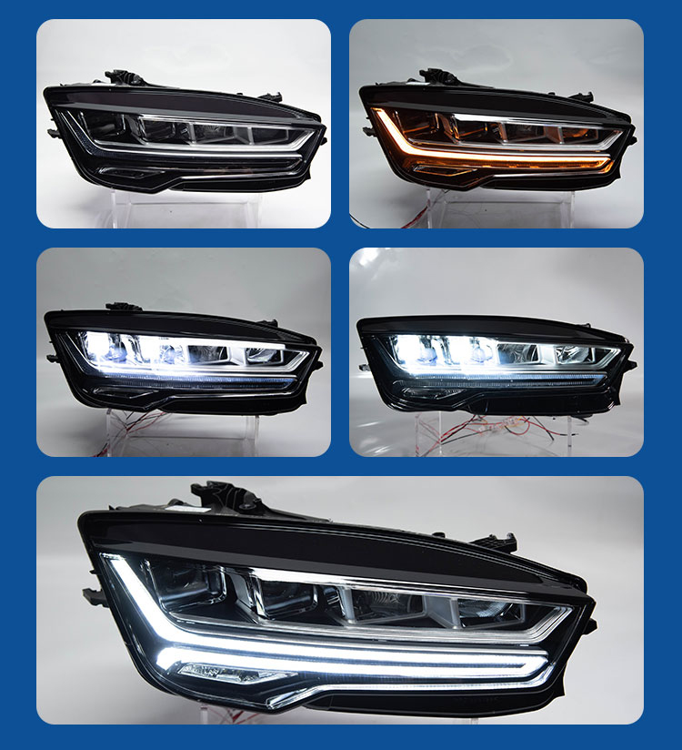 For Audi A7 2015-2018 upgraded version RS7 headlight assembly 