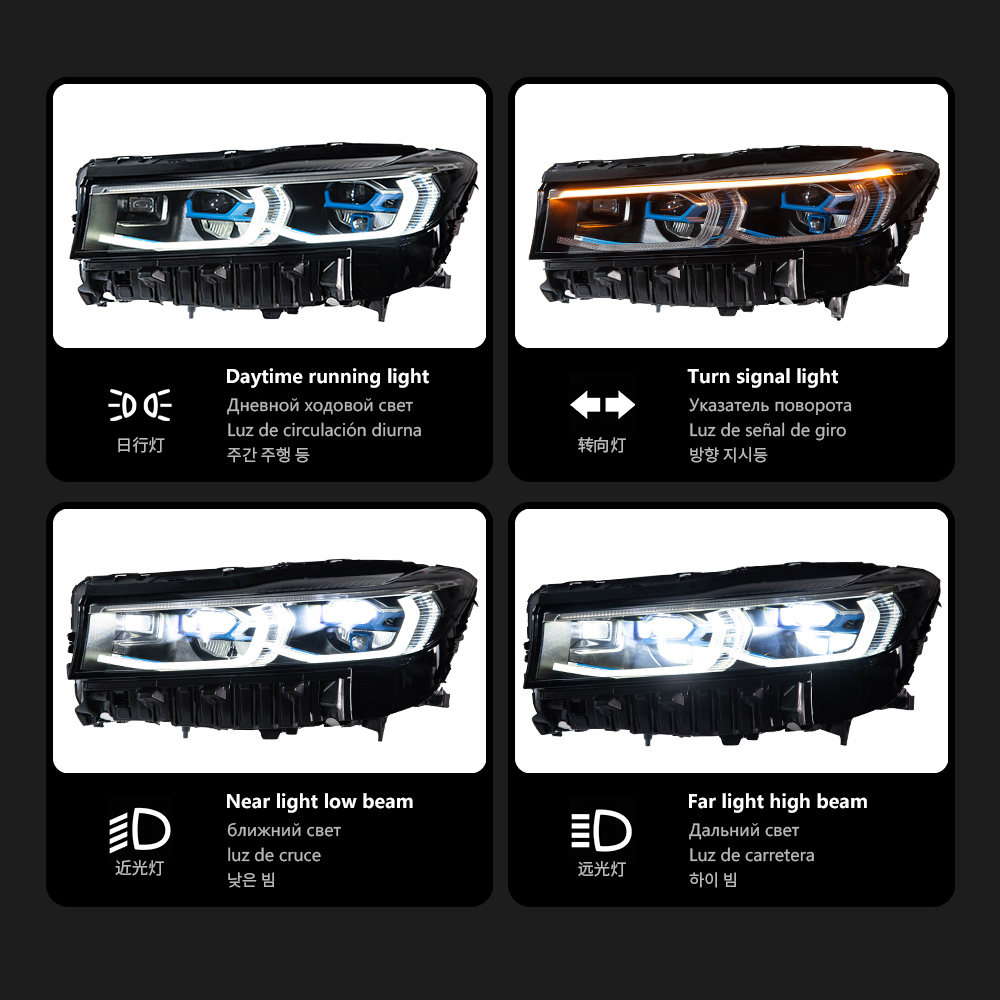 For BMW 7 Series G12 2016-2018  headlight assembly