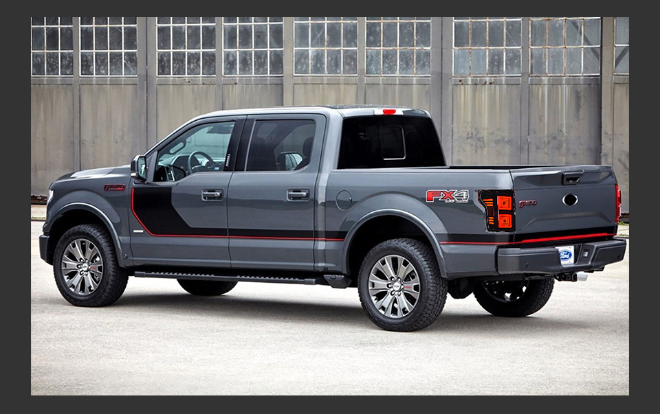 For Ford F-150 Raptor 2015-2020 Taillight assembly