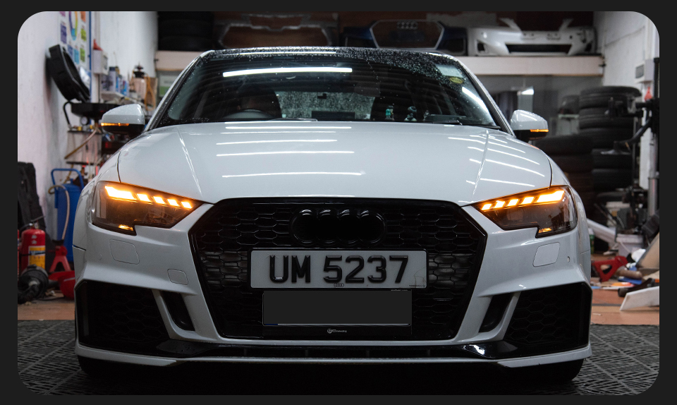 For Audi A3 2017-2020 headlight assembly 