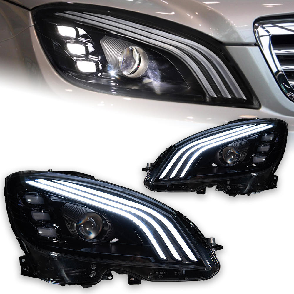 For Mercedes-Benz W204 2007-2010 headlight assembly 