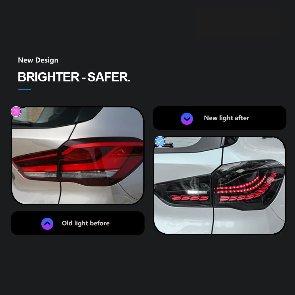 For BMW X1 2017-2021 F48 Taillight assembly