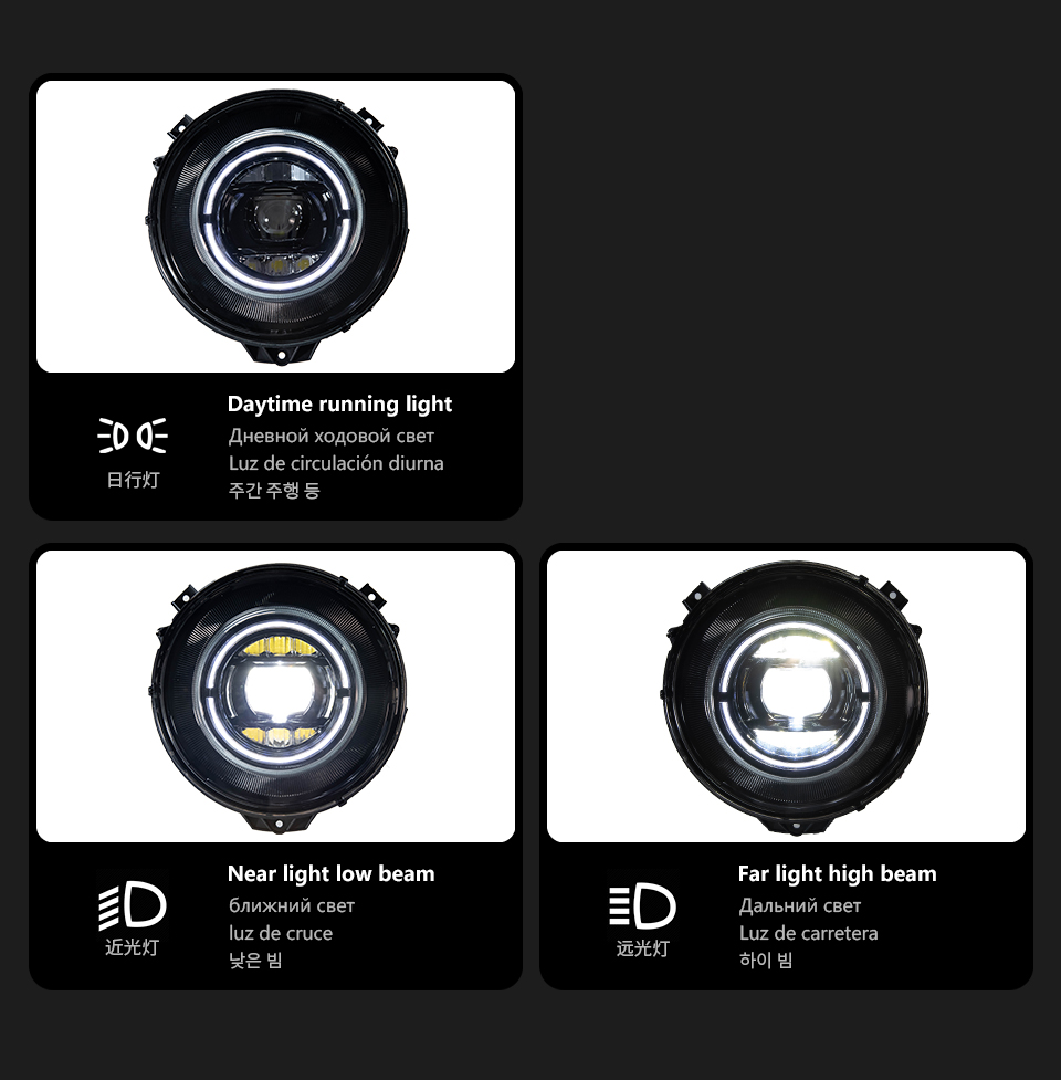 For Mercedes-Benz W463 2007-2018 headlight assembly 