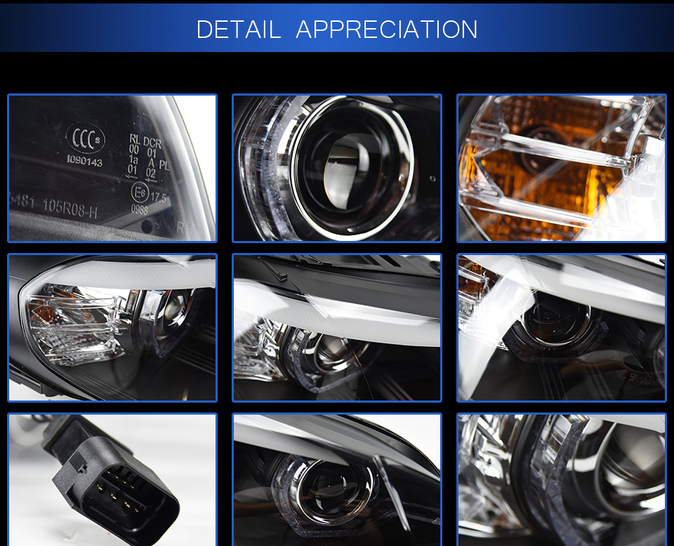 For BMW X5 E70 2007-2013  headlight assembly