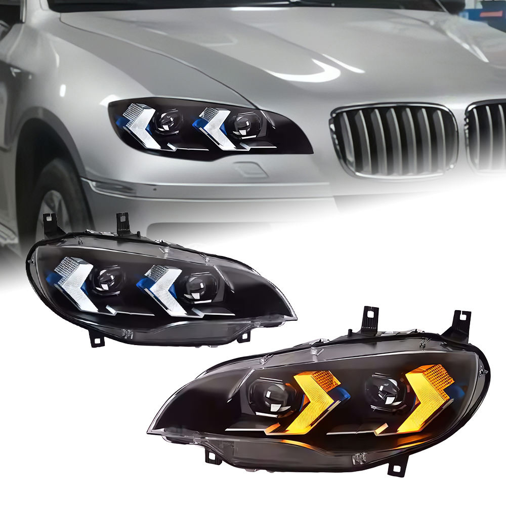 For BMW E71/X6 E72 2007-2014  headlight assembly