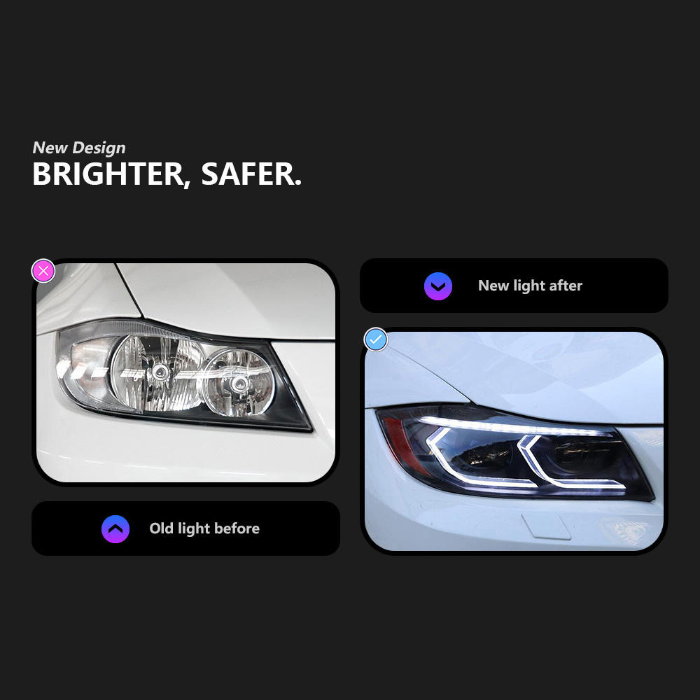 For BMW 3 Series E90 headlight assembly