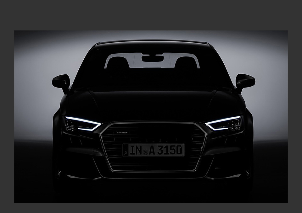 For Audi A3 2017-2020 headlight assembly 